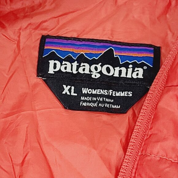 Patagonia Women's Red Nano Puff Sleeveless Thermal Puffer Vest Size XL - Picture 10 of 15